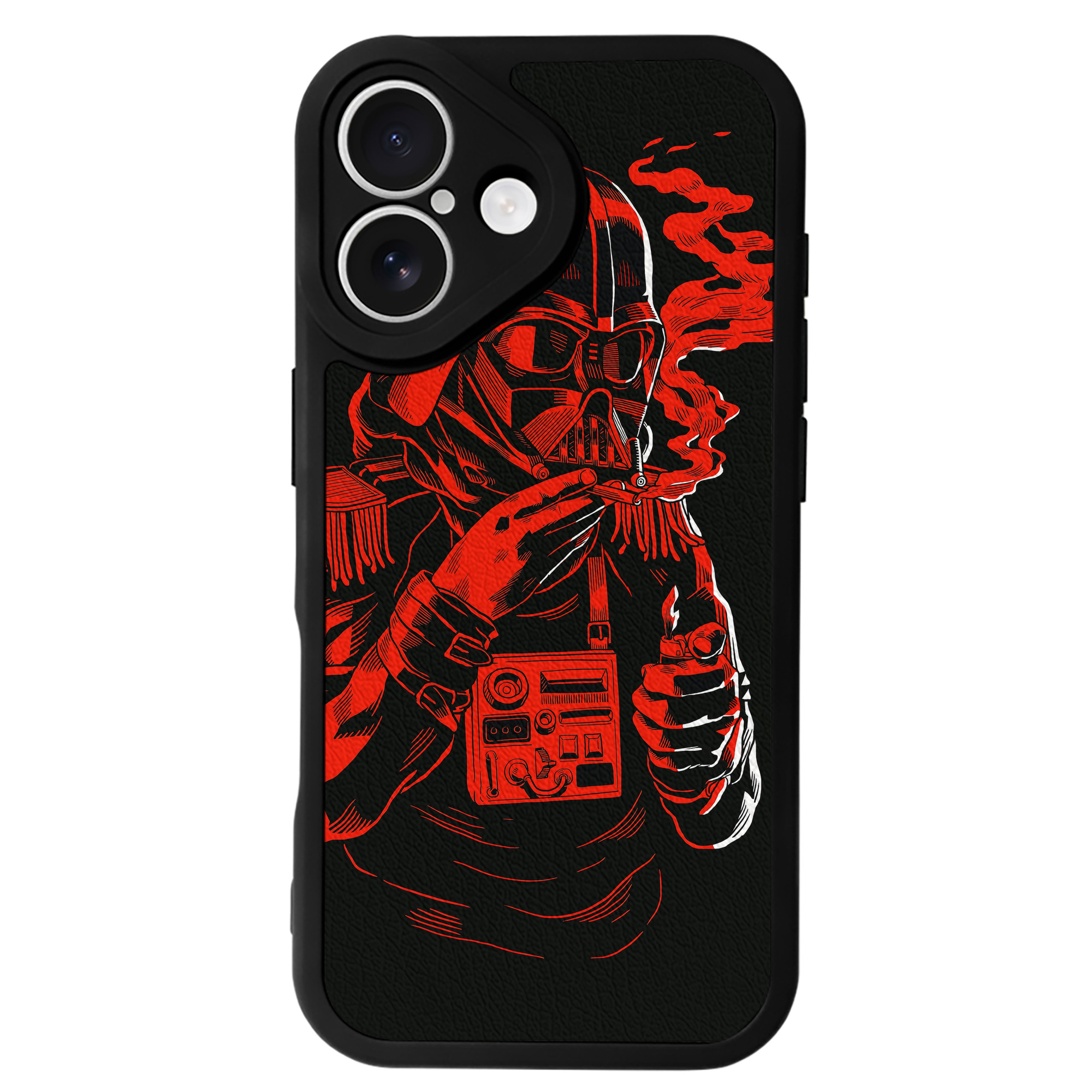 （画像用） スター・ウォーズ Star Wars 【iPhone 16シリーズ対応】シリコンスマホケース（レザー調） 材質：シリコン
